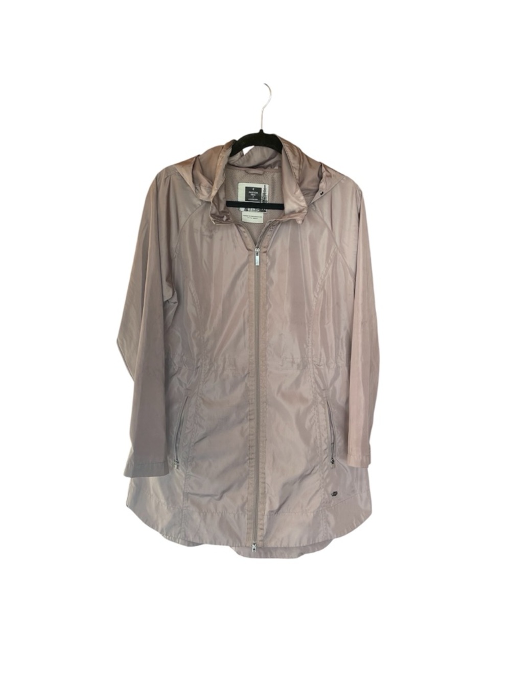 Kyodan Light Taupe Hooded Trench Coat